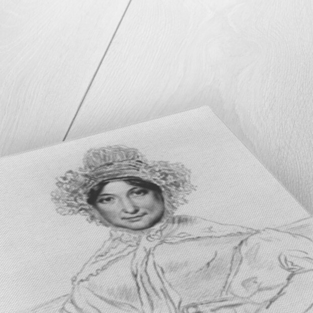 Frances Trollope engraved by F.Brown by English School