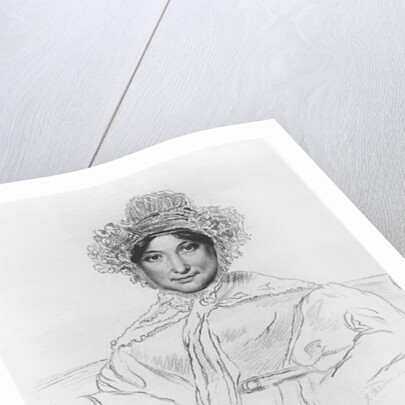 Frances Trollope engraved by F.Brown by English School