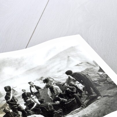 Soldiers in the Crimea, c.1855 by Roger Fenton