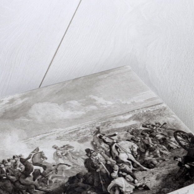 The Battle of Waterloo, 18th June 1815, engraved by John Burnet, 1819 by John Augustus (after) Atkinson