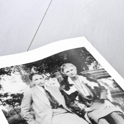 Radclyffe Hall and Una Troubridge in Edy Craig's Garden at Smallhythe, 1931 by English Photographer