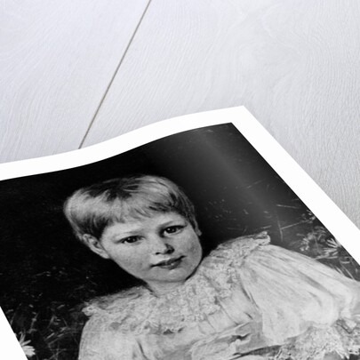 Radclyffe Hall aged 5 by English School