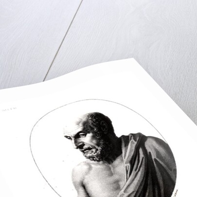 Democritus, engraved from a bust in the Vatican Museum by Alexander Day