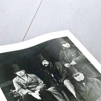 From LtoR, Lord Paget, Lord Carlisle and Isambard Kingdom Brunel by English Photographer