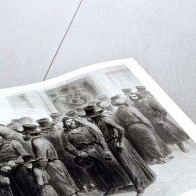 Jewish Traders and Merchants, printed by Auguste Bry by French School