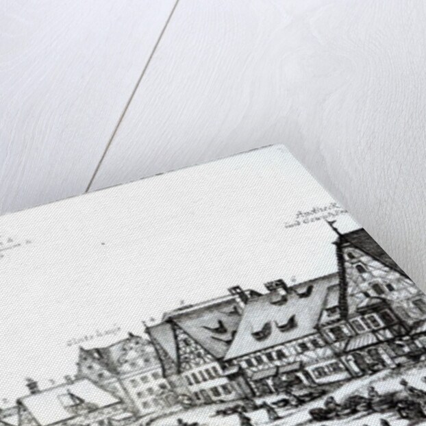 German Market town, 1704 by Johann Alexander Boener