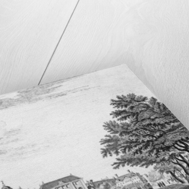 The Two Large Synagogues of German Jews in Amsterdam, Netherlands, 1765 by Jan de Beijer