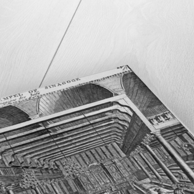 Interior of a Jewish Synagogue by Jan Veenhuysen