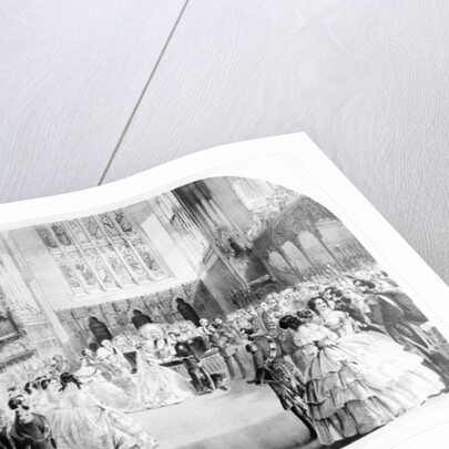 The Marriage of Victoria, the Princess Royal and the Crown Prince Frederick William of Prussia at the Chapel Royal, St. James's, 25th January 1858 by English School