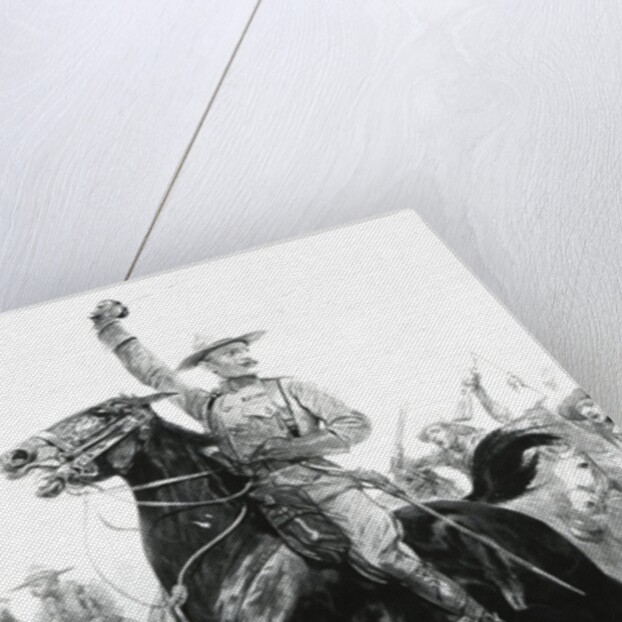 The Defender of Mafeking, Colonel Baden-Powell in the uniform of the special corps he has raised in British Bechuanaland, 1899 by Richard Caton II Woodville