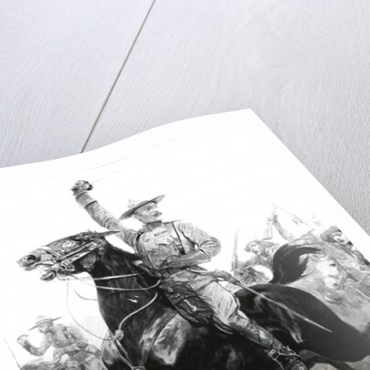 The Defender of Mafeking, Colonel Baden-Powell in the uniform of the special corps he has raised in British Bechuanaland, 1899 by Richard Caton II Woodville