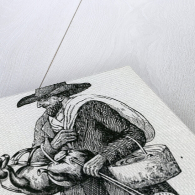 Jewish Hawker of Hamburg, Eighteenth Century by Christoph Suhr