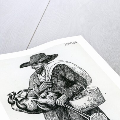 Jewish Hawker of Hamburg, Eighteenth Century by Christoph Suhr