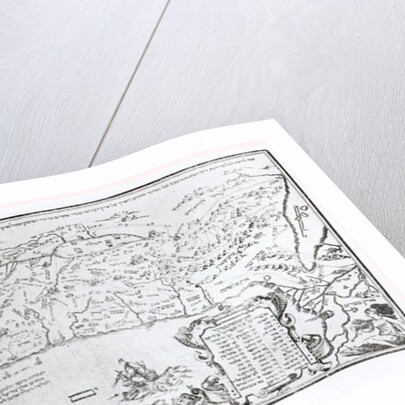 Map of Palestine by Dutch School