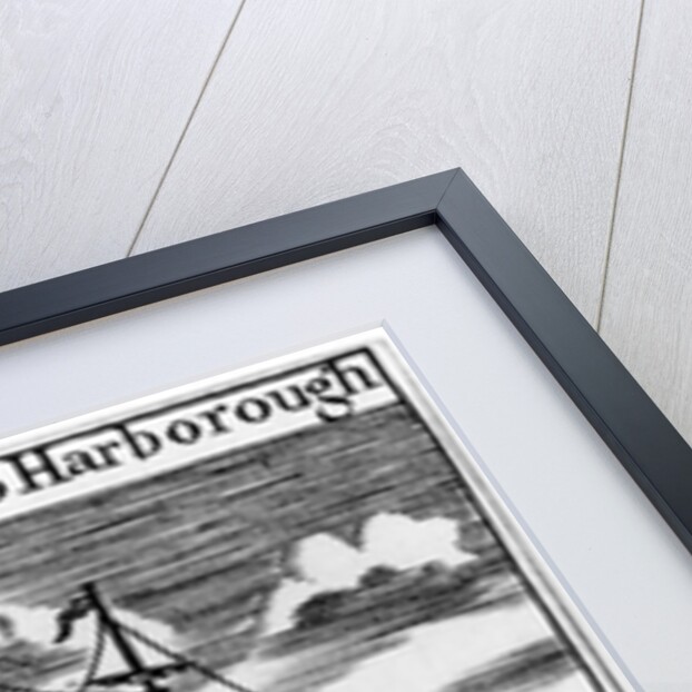 Trade at Harborough, English playing card by English School