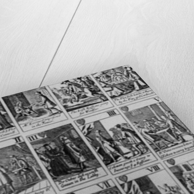 Suit of Hearts illustrating the 'Popish Plot', 1679 by English School