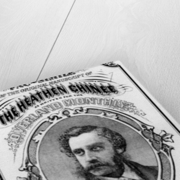 Facsimile of the original manuscript of 'The Heathen Chinee' by Francis Bret Harte by American School