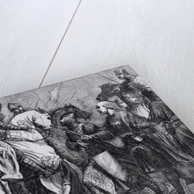 Henry III at the Battle of Lewes, 14th May 1264 by Felix (after) Philippoteaux