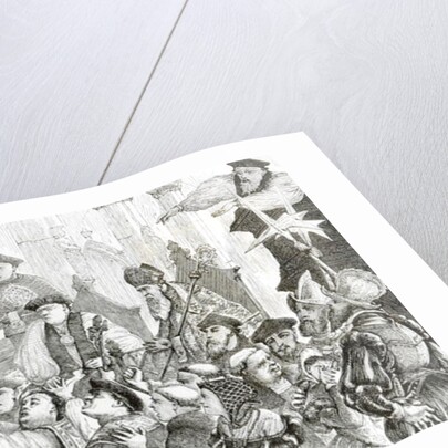 The Recantation of Archbishop Cranmer in St Mary's Church, Oxford by English School