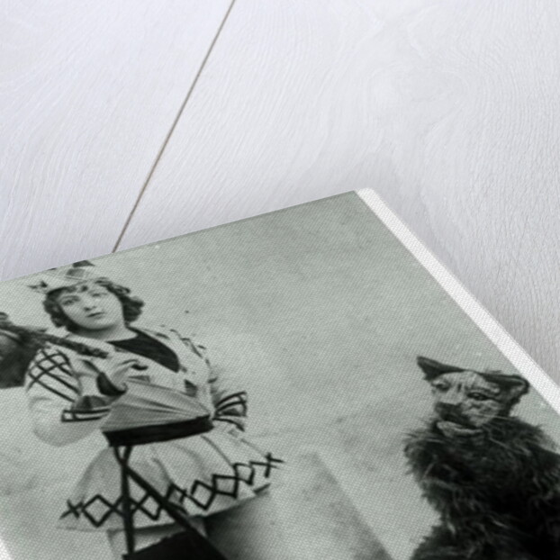 Marie Lloyd as Dick Whittington in 1898 by English Photographer