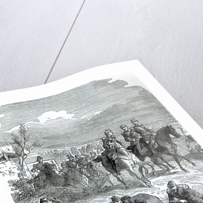 The Emperor Napoleon III on the Field of Battle at Solferino, 24th June 1859 by English School