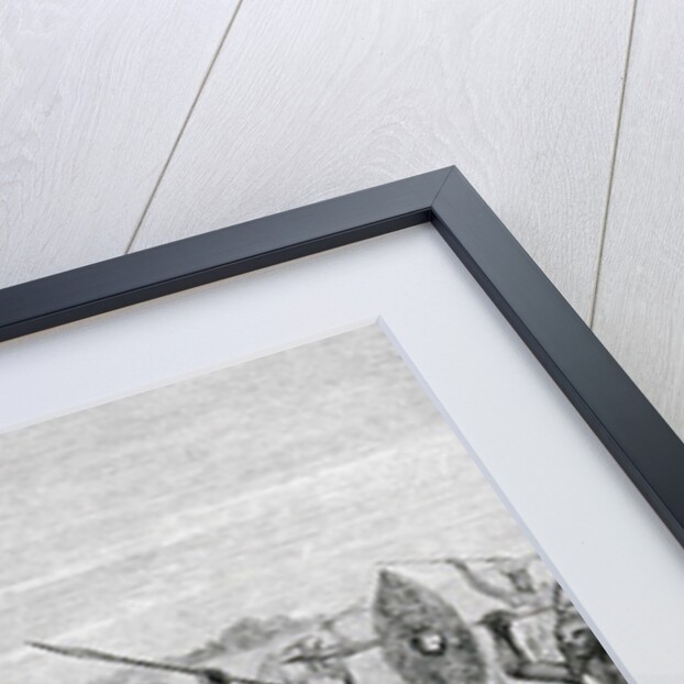 The Start from M'rooli for the Lake with Kamrasi's Satanic Escort by Samuel Baker