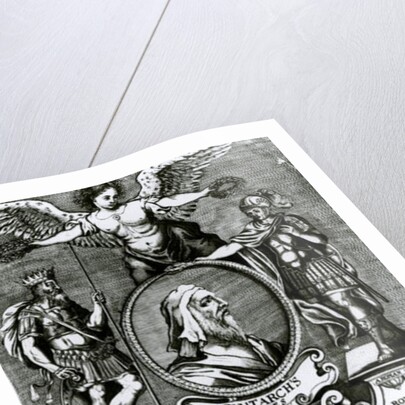 Frontispiece of 'Plutarch's Lives' by Plutarch, pub. in 1656 by Francis Barlow