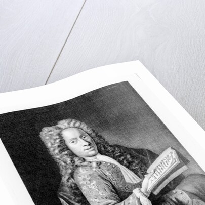 Mr Kellom Tomlinson, author of the original 'Art of Dancing'. engraved by Francois Morellon La Cave, 1754 by Richard van Bleeck