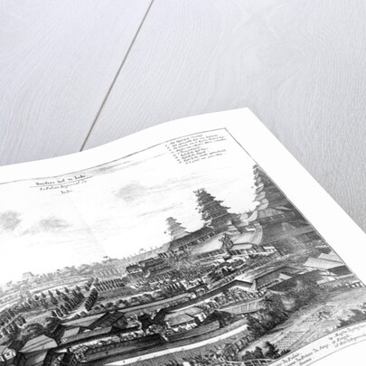 The Imperial Palace Edo, 1725 by Dutch School