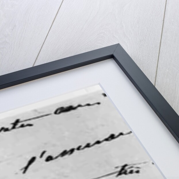 Handwriting and Signature of Napoleon Bonaparte by Anonymous