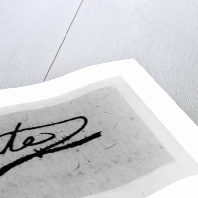 Signature of Napoleon Bonaparte by Anonymous