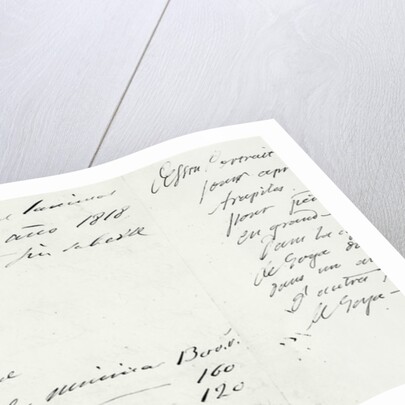 Letter from the Artist by Francisco Jose de Goya y Lucientes