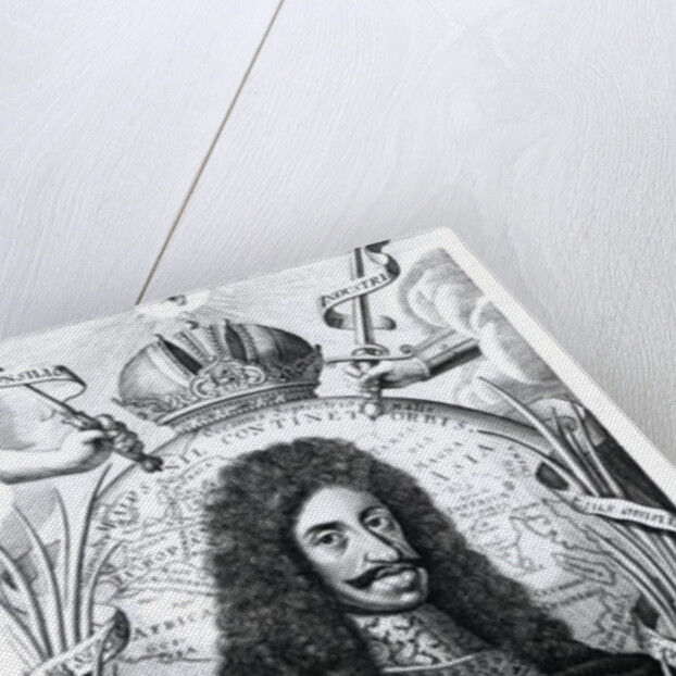 Leopold I, King of Hungary and Holy Roman Emperor, engraved by Philipp Kilian by German School