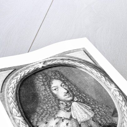 Maximilian II Emanuel, engraved by Leonard II Heckenauer by German School