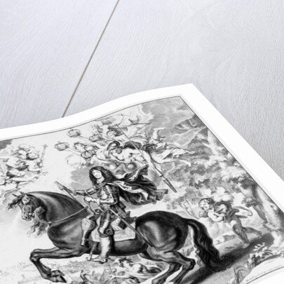 Equestrian Portrait of Charles II with Gods by Cornelius van Caukercken