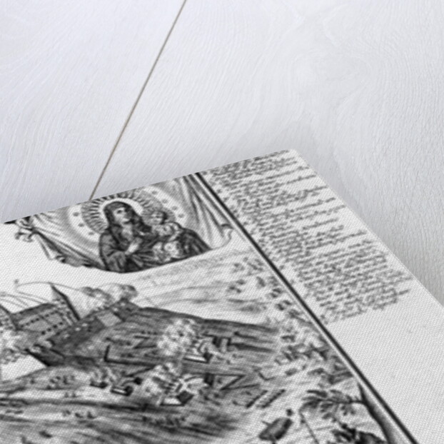 The monastery of Jasna Gora, Czestochowa, under siege by Swedish forces in 1655 by Gabriel Bodenehr