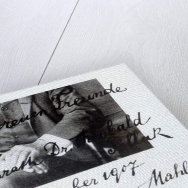 Extract from a letter from Gustav Mahler, December 1907 by Anonymous