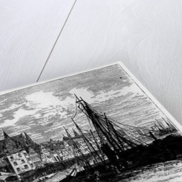 View of Frankfort-on-the-Main with the White Ladies Church in the background by William Henry James Boot