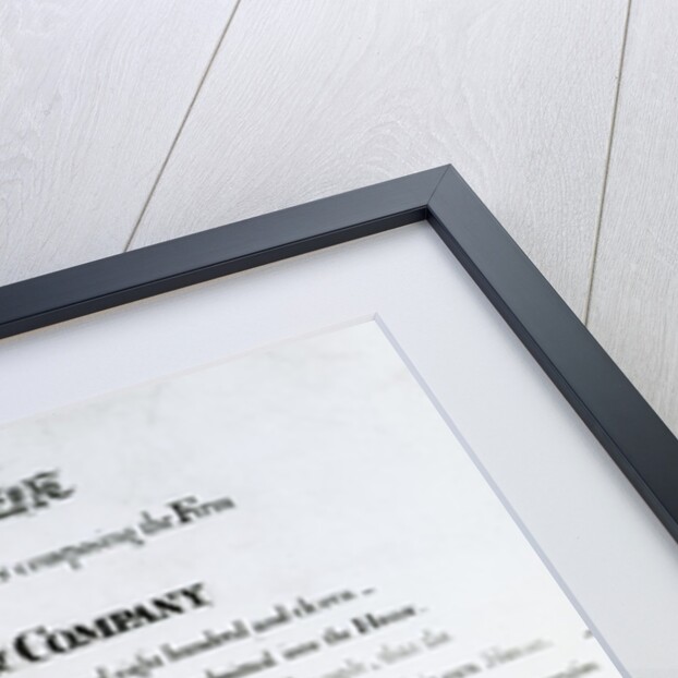 Partners agreement for Forbes & Company, Bombay, 1811 by Scottish School