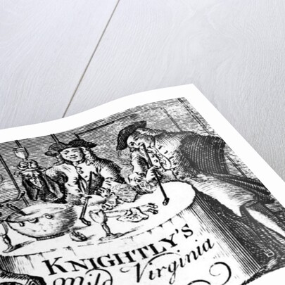 Advertisement for 'Knightly's Mild Virginia at Lambeth' by English School