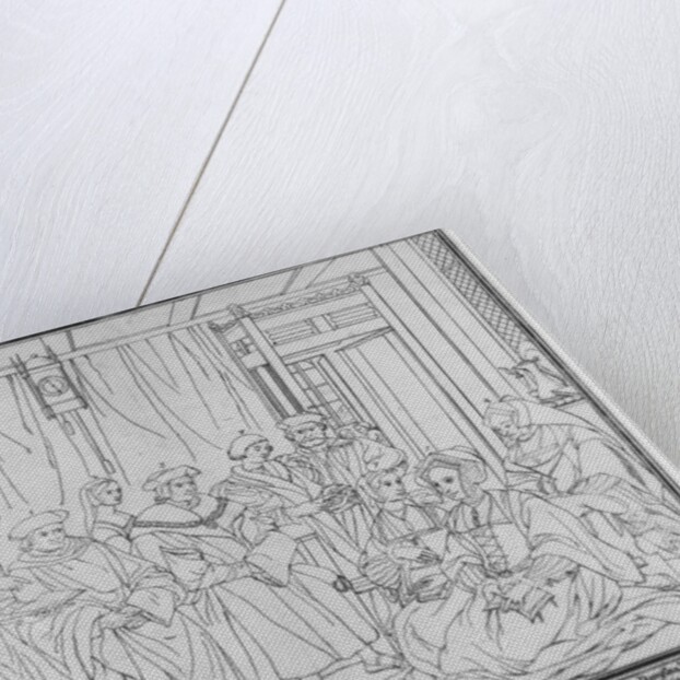 The Family of Thomas More, Chancellor of England, engraved by Christian de Mechel 1787 by Hans (after) Holbein the Younger