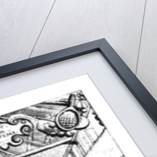 A Royal Game of Tennis in the Jeu de Paume, 16th century by French School