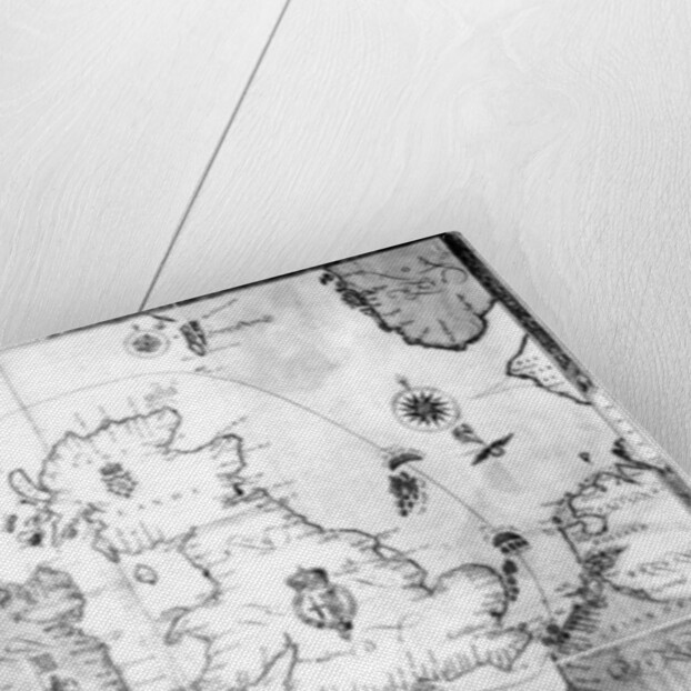 Map showing the route of the Armada fleet by Robert Adams (after)