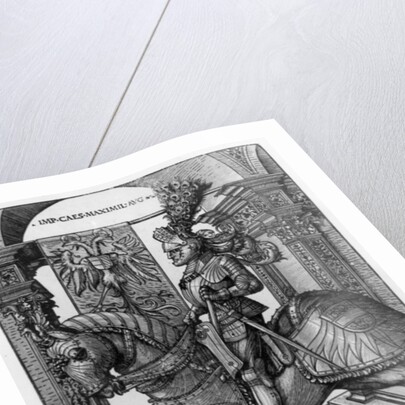 Equestrian portrait of Maximilian I c.1508 by Hans Burgkmair