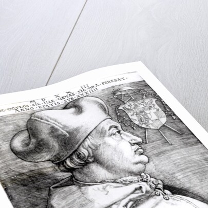 Portrait of Albert, Cardinal Elector of Mainz, 1523 by German School