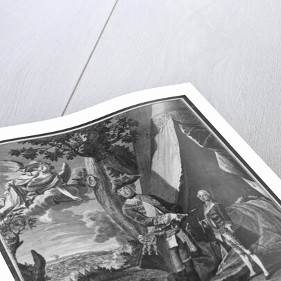 Frederick II and His Nephew Frederick William II by Antoine Pesne