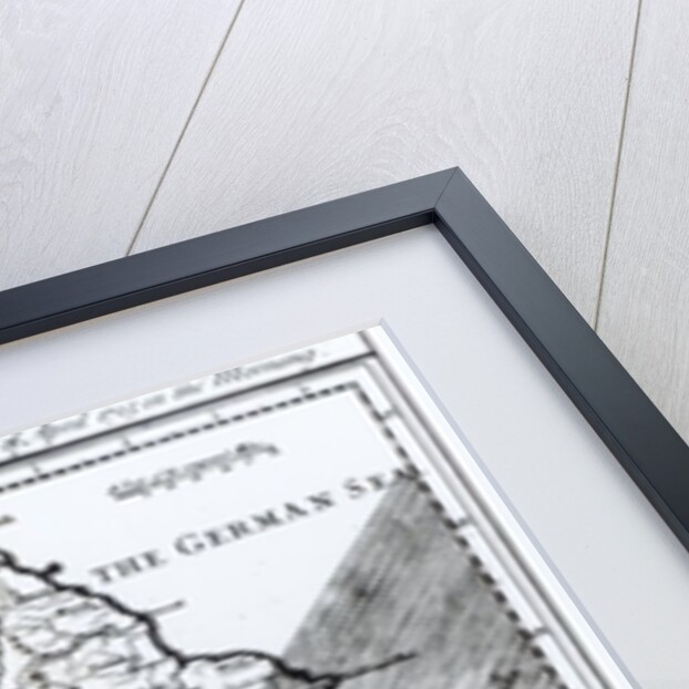 A Map Showing the Passage of the Shadow of the Moon Over England on 22 April 1715 by English School