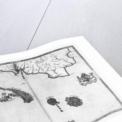 Map No.3 Showing the route of the Armada fleet by Robert Adams