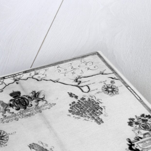 Map No.5 Showing the route of the Armada fleet by Robert (after) Adams