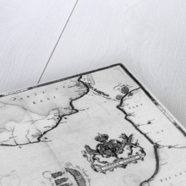Map No.8 showing the route of the Armada fleet, engraved by Augustine Ryther, 1588 by Robert Adams